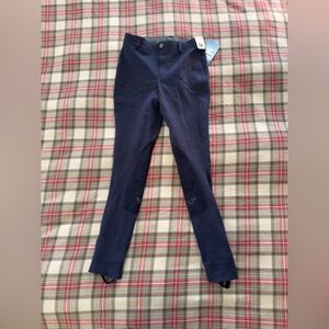 Children's Navy Equestrian Leggings